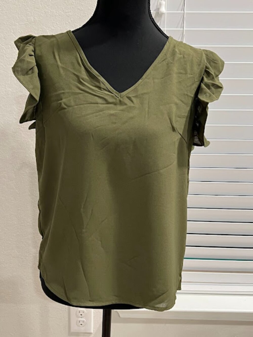 SHEIN Dark Green Top
